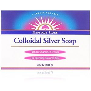 Heritage Store Colloidal Silver Soap - 3.5oz