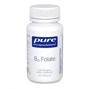 B 12 FOLATE 60 CAPS - Pure Encapsulations 