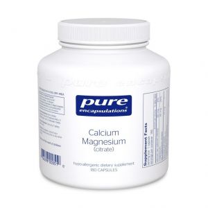 CALCIUM & MAGNESIUM CITRATE 180 CAPS - Pure Encapsulations