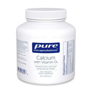 CALCIUM WITH VITAMIN D3 180 - Pure Encapsulations CAPS