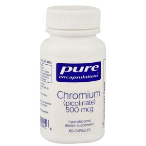 CHROMIUM PICOLINATE 500 MCG 60 CAPS - Pure Encapsulation