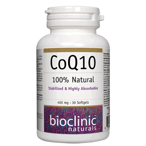 COQ10 400 MG 30 SOFTGELS - BIOCLINIC NATURALS