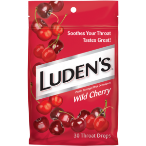 LUDEN'S WILD CHERRY THROAT DROPS