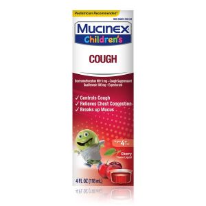 MUCINEX COUGH FOR KIDS CHERRY 4 OZ 
