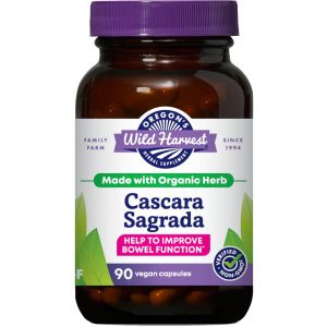 Oregon's Wild Harvest - Organic Cascara Sagrada - 90 Capsules