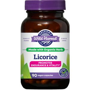 Oregon's Wild Harvest - Licorice Root Supplement - 90 Capsules