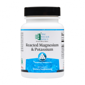 REACTED MAGNESIUM & POTASSIUM 60 CAPS - Ortho Molecular
