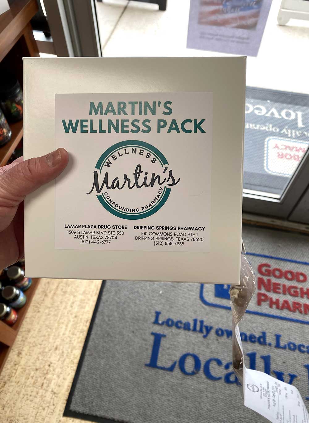 Martin's Wellness Pack Front