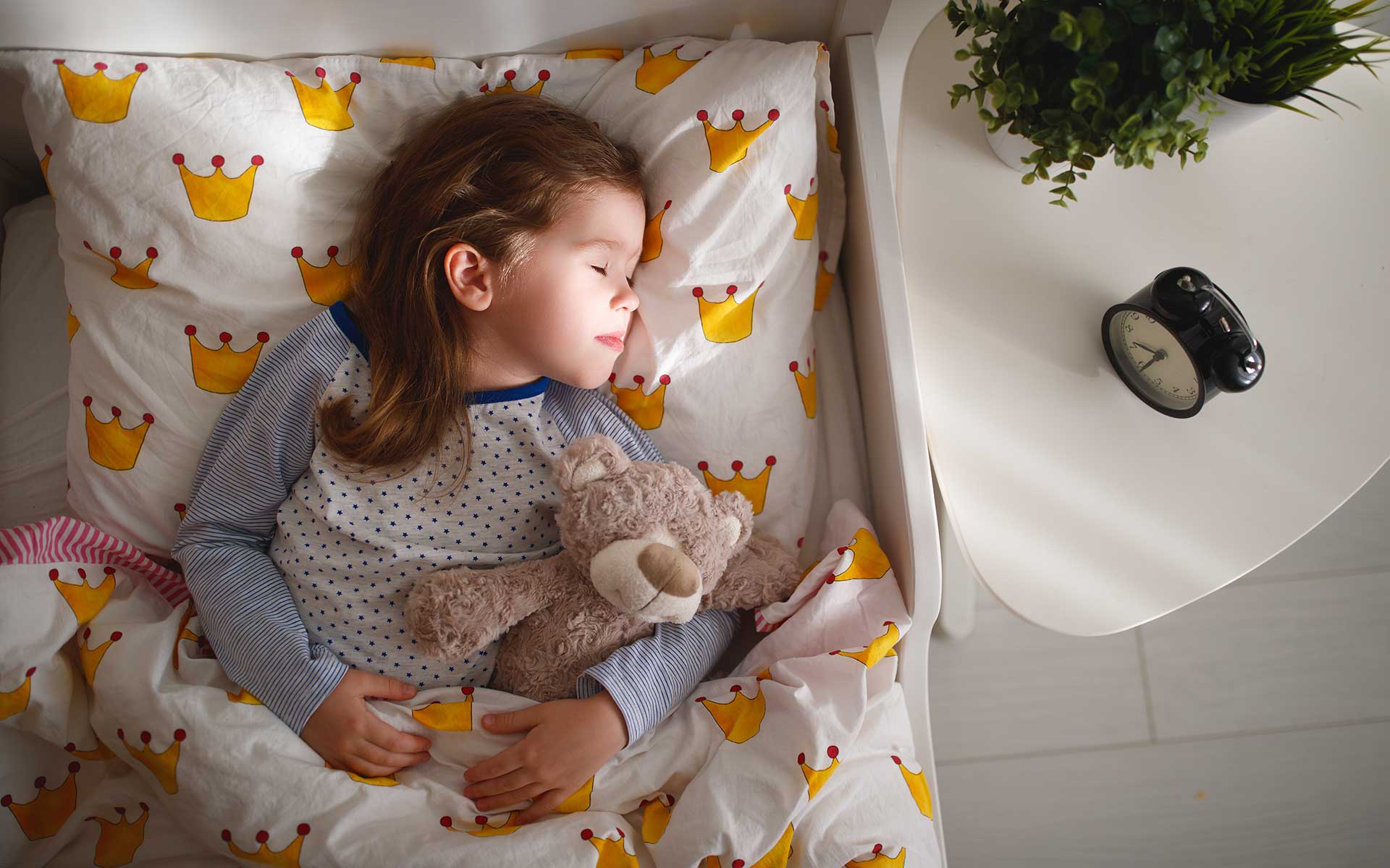 Eight hour sleep as an immunity booster for a child