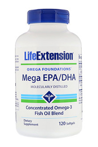 Mega EPA/DHA Omega 3 Fatty Acids Supplement